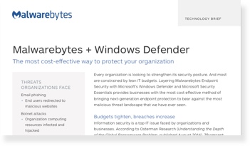 Amplifique o Microsoft Windows Defender e o Security Essentials