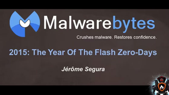 2015: The Year of the Flash Zero-Days
